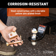 Load image into Gallery viewer, CURT 22323 Anti-Rattle Hitch Pin and Shim (Fits 2" Receiver with 5/8" Hole)