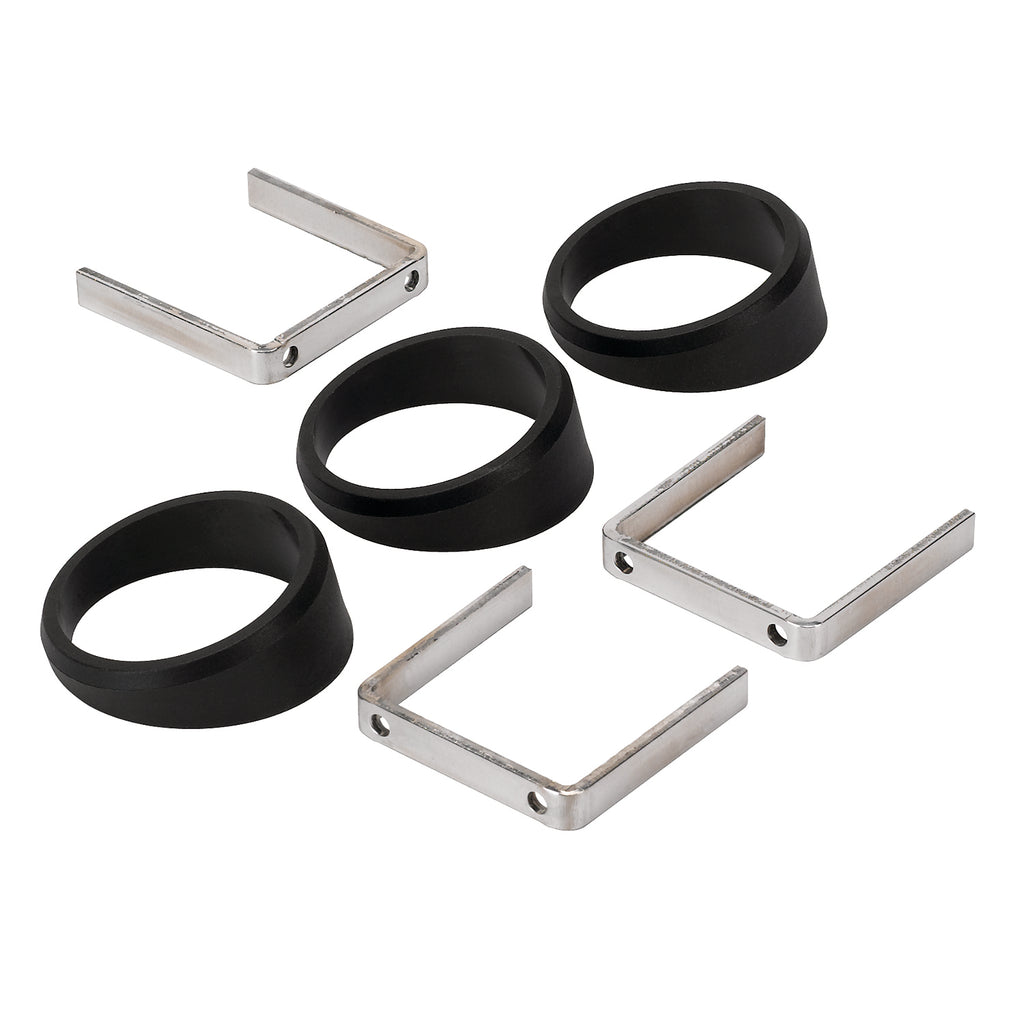 AutoMeter 2234 GAUGE MOUNT, ANGLE RINGS, 3 PCS., BLACK, FOR 2 1/16" GAUGES