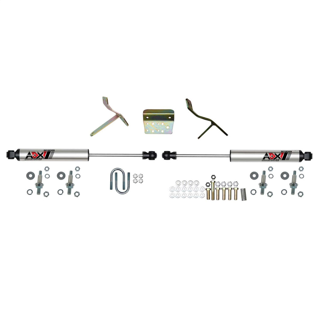 Skyjacker 2239 ADX 2.0 CNC Machined Polished Aluminum Dual Stabilizer Kit. for Select Ram 2500, Ram