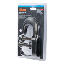 Load image into Gallery viewer, CURT 22411 Tow Hook with Hardware (10,000 lbs., Black)