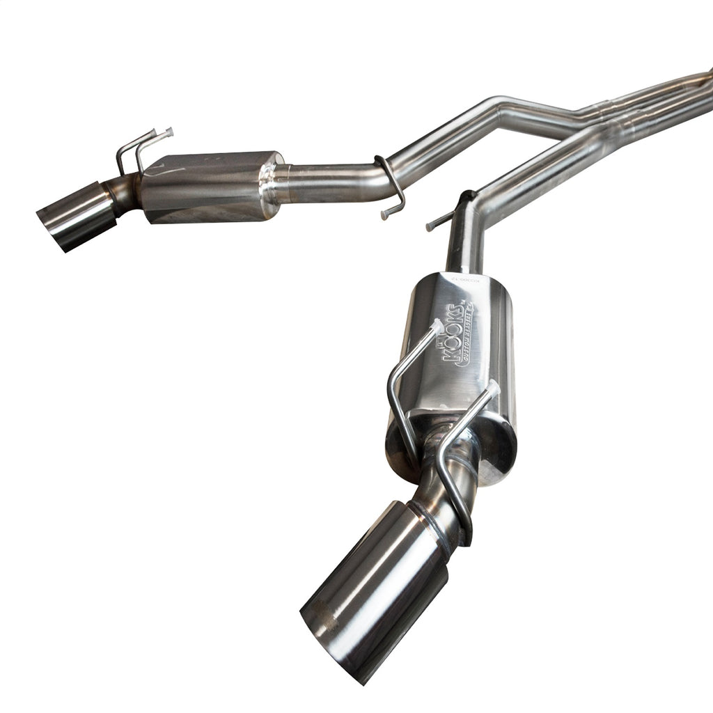 Kooks Custom Headers 22504200 3in. Cat-Back Exhaust w/SS Tips. 2010-2015 Camaro SS. Connects to OEM. for Select Chevrolet Camaro