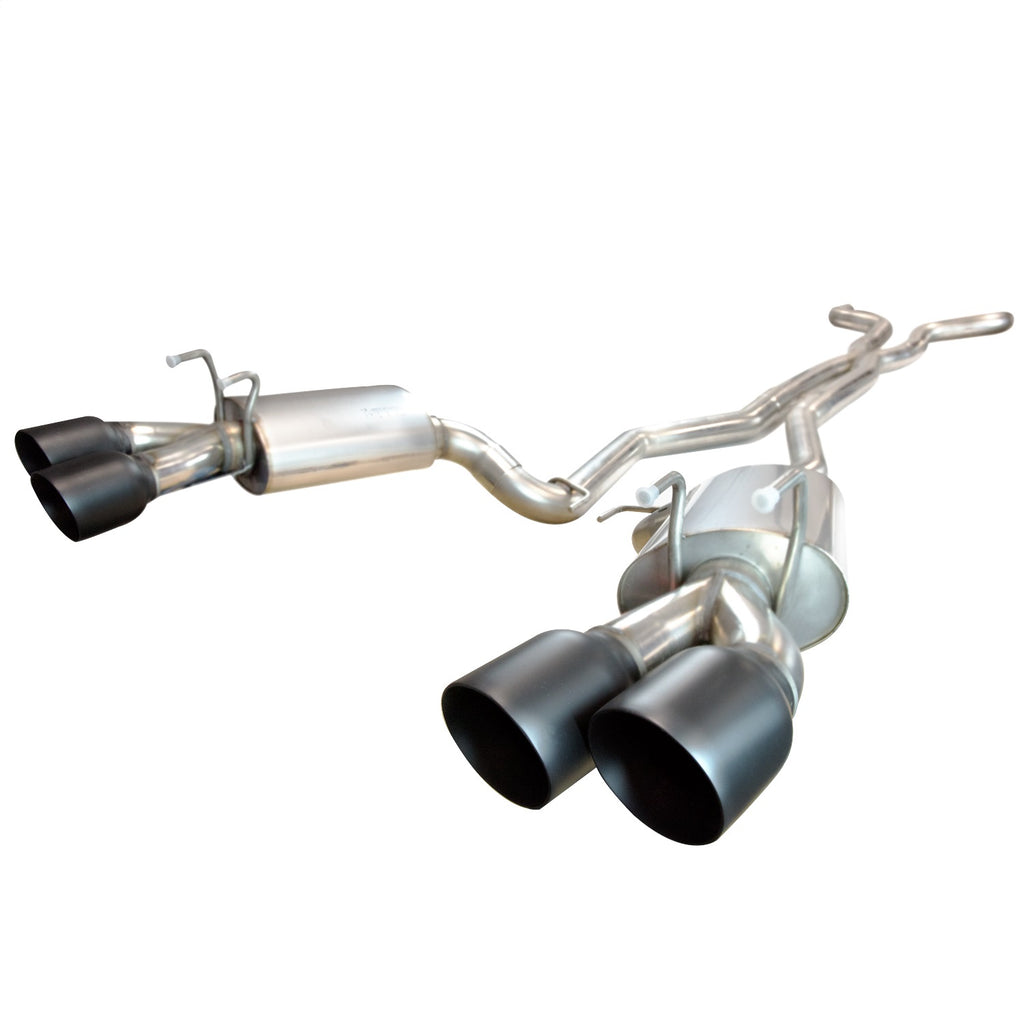 Kooks Custom Headers 22504280 3in. Cat-Back Exhaust w/Quad SS Tips. 2010-2015 Camaro SS/ZL1. Connects to OEM. for Select Chevrolet Camaro
