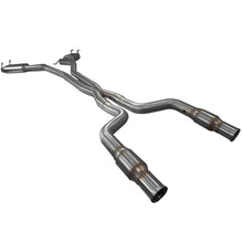 Load image into Gallery viewer, Kooks Custom Headers 22505301 3in. SS GREEN Catted Header-Back Exhaust w/SS Tips. 2010-2015 Camaro SS. for Select Chevrolet Camaro