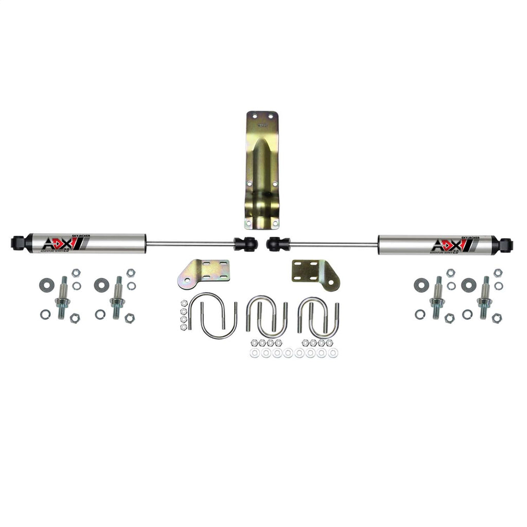 Skyjacker 2253 ADX 2.0 CNC Machined Polished Aluminum Dual Stabilizer Kit. for Select Ford F-250 Super Duty, Ford F-350 Super Duty