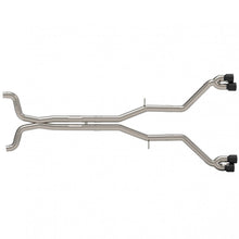 Load image into Gallery viewer, Kooks Custom Headers 22604161MD 3in. Connection Back Muffler Delete Exhaust System w/Black Quad Tips for Select Chevrolet Camaro