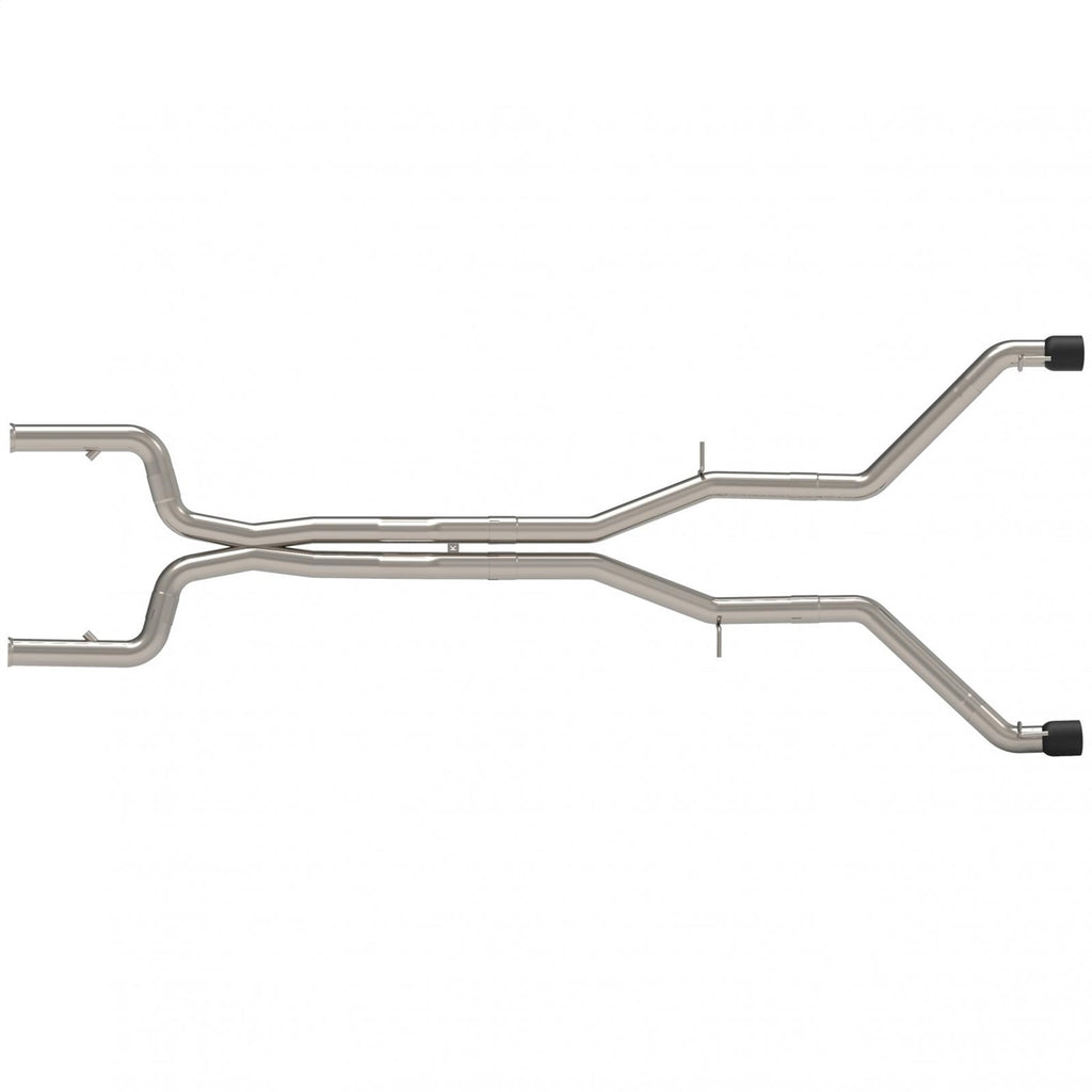 Kooks Custom Headers 22605111MD 3in. Competition Only Header-Back Muffler Delete Exhaust w/Black Tips. for Select Chevrolet Camaro