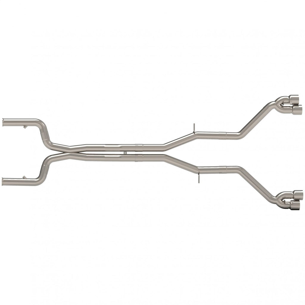 Kooks Custom Headers 22605151MD 3in. Competition Only Header-Back Muffler Delete Exhaust w/Polished Quad Tips. for Select Chevrolet Camaro