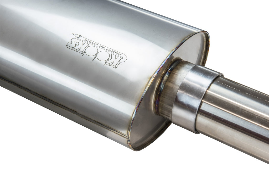 Kooks Custom Headers 22605251 3in. SS Catted Header-Back Exhaust w/SS Quad Tips. 2016-2024 Camaro SS. for Select Chevrolet Camaro