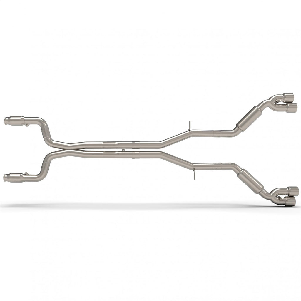 Kooks Custom Headers 22605251SS 3in. Catted Header-Back Street Screamer Exhaust w/Polished Quad Tips. for Select Chevrolet Camaro