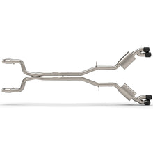 Load image into Gallery viewer, Kooks Custom Headers 22605261 3in. SS Catted Header-Back Exhaust w/Black Quad Tips. 2016-2024 Camaro SS. for Select Chevrolet Camaro