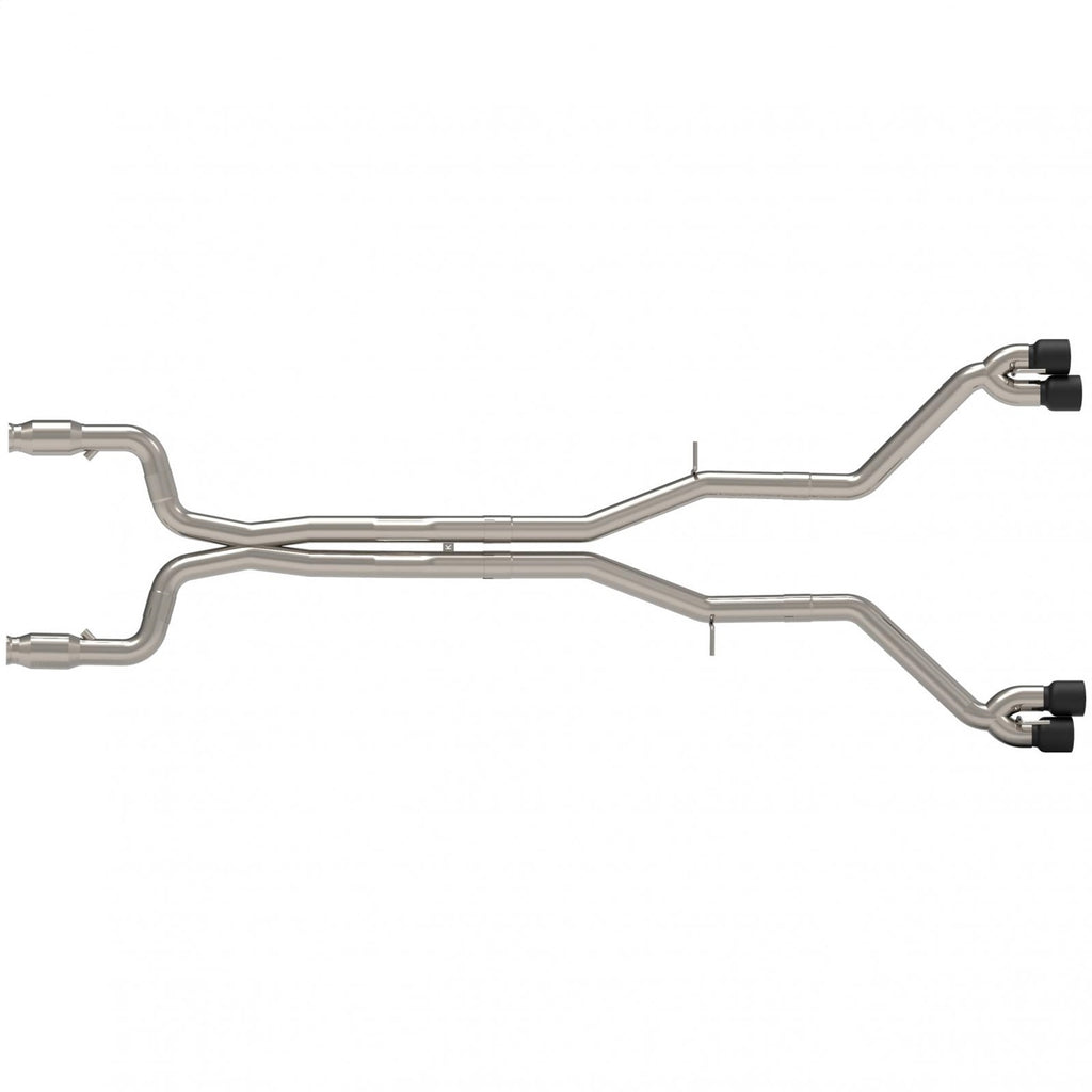 Kooks Custom Headers 22605261MD 3in. Catted Header-Back Muffler Delete Exhaust w/Black Quad Tips. for Select Chevrolet Camaro