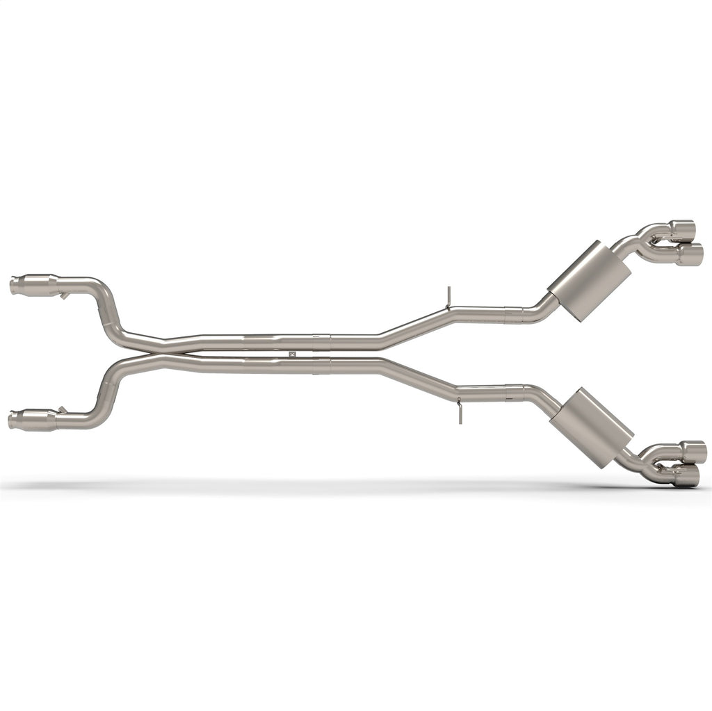 Kooks Custom Headers 22605351 3in. SS GREEN Catted Header-Back Exhaust w/SS Quad Tips. 2016-2024 Camaro SS/ZL1 for Select Chevrolet Camaro