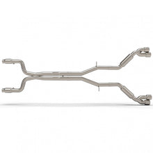 Load image into Gallery viewer, Kooks Custom Headers 22605351SS 3in. GREEN Catted Header-Back Street Screamer Exhaust w/Polished Quad Tips. for Select Chevrolet Camaro
