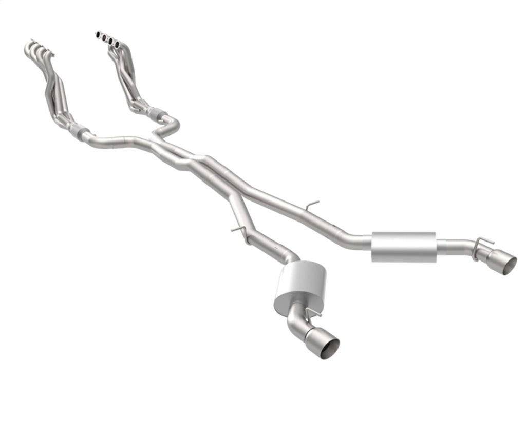 Kooks Custom Headers 2260F420 1-7/8in. Headers/Catted Exhaust Kit w/Polished Dual Tips. 2016-2024 Camaro SS. for Select Chevrolet Camaro