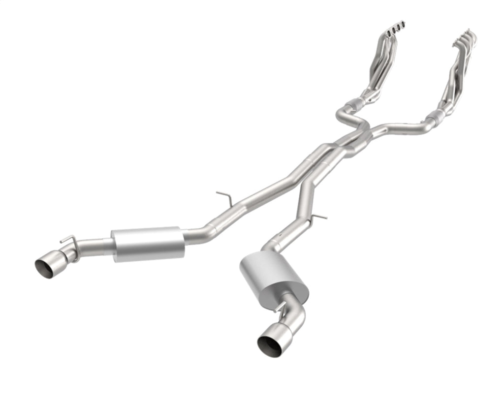 Kooks Custom Headers 2260F420 1-7/8in. Headers/Catted Exhaust Kit w/Polished Dual Tips. 2016-2024 Camaro SS. for Select Chevrolet Camaro