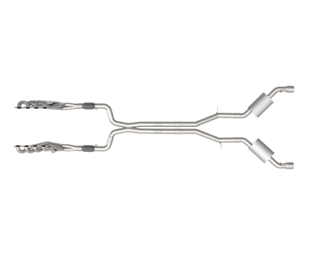 Kooks Custom Headers 2260F420 1-7/8in. Headers/Catted Exhaust Kit w/Polished Dual Tips. 2016-2024 Camaro SS. for Select Chevrolet Camaro
