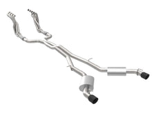 Load image into Gallery viewer, Kooks Custom Headers 2260F421 1-7/8in. Headers/Catted Exhaust Kit w/Black Dual Tips. 2016-2024 Camaro SS. for Select Chevrolet Camaro