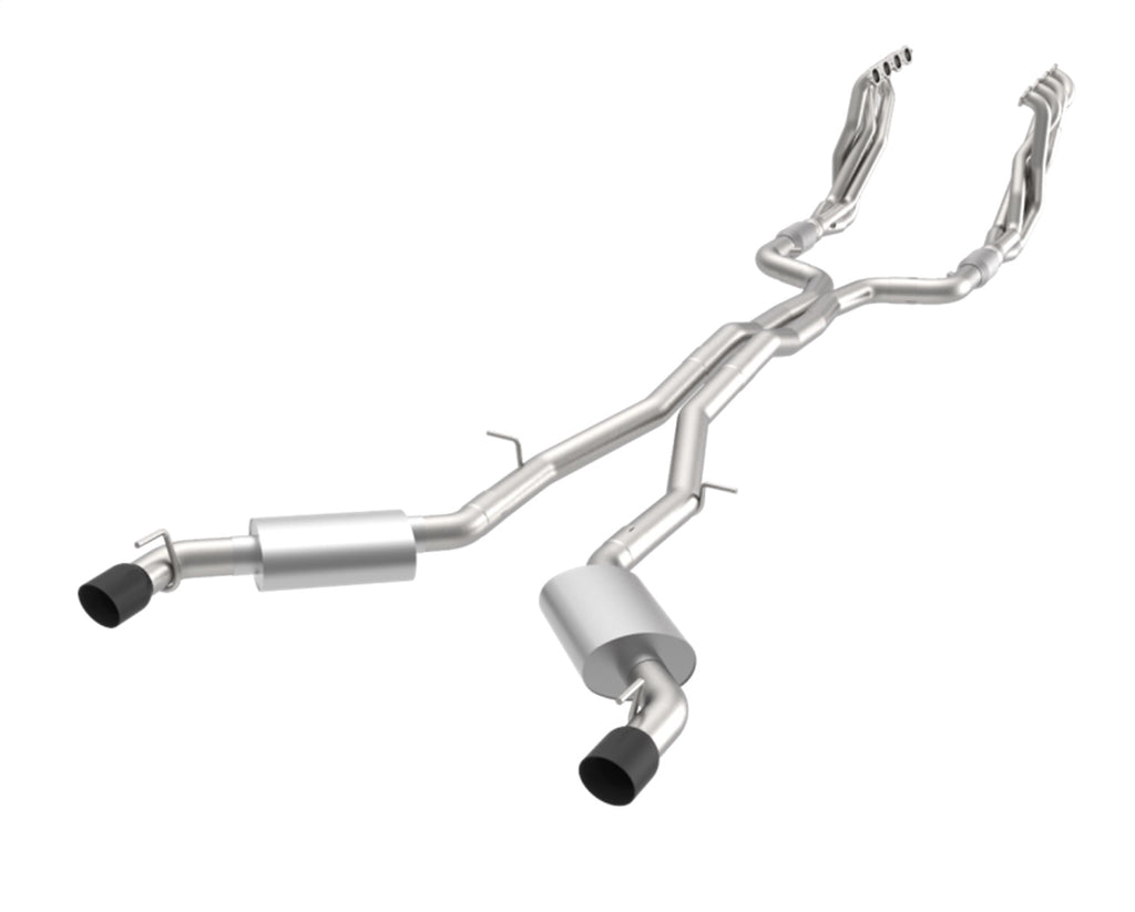 Kooks Custom Headers 2260F421 1-7/8in. Headers/Catted Exhaust Kit w/Black Dual Tips. 2016-2024 Camaro SS. for Select Chevrolet Camaro