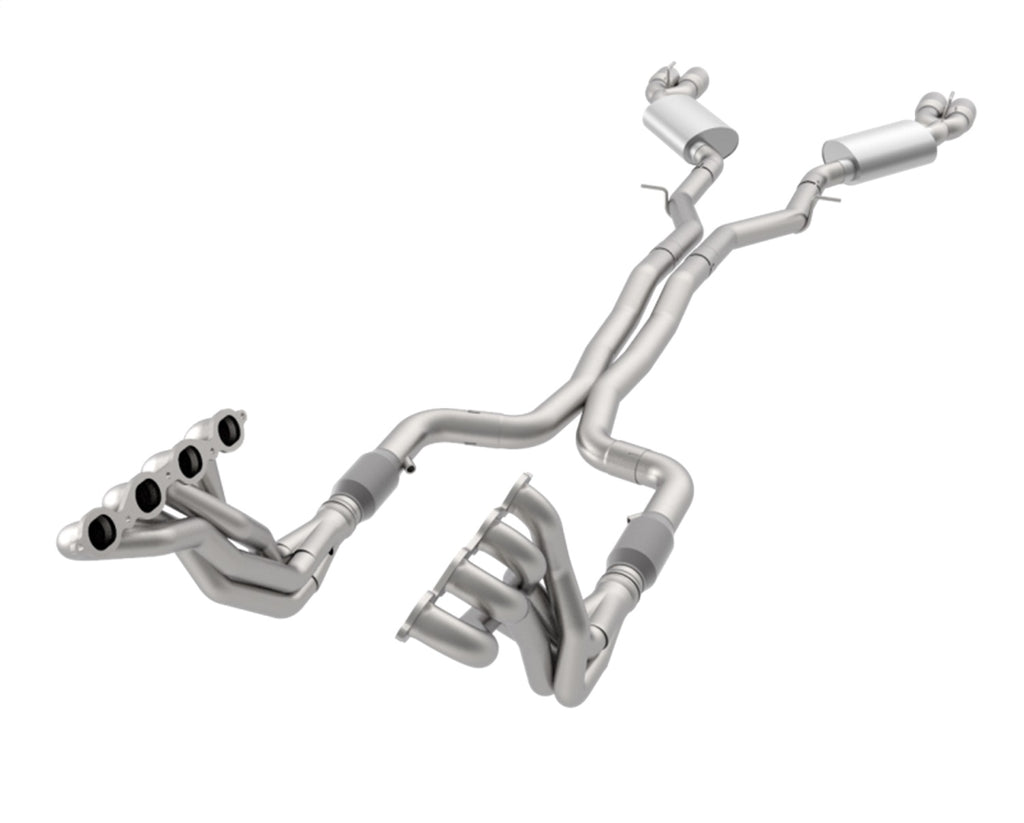 Kooks Custom Headers 2260F425 1-7/8in. Headers/Catted Exhaust Kit w/Polished Quad Tips. 2016-2024 Camaro SS. for Select Chevrolet Camaro
