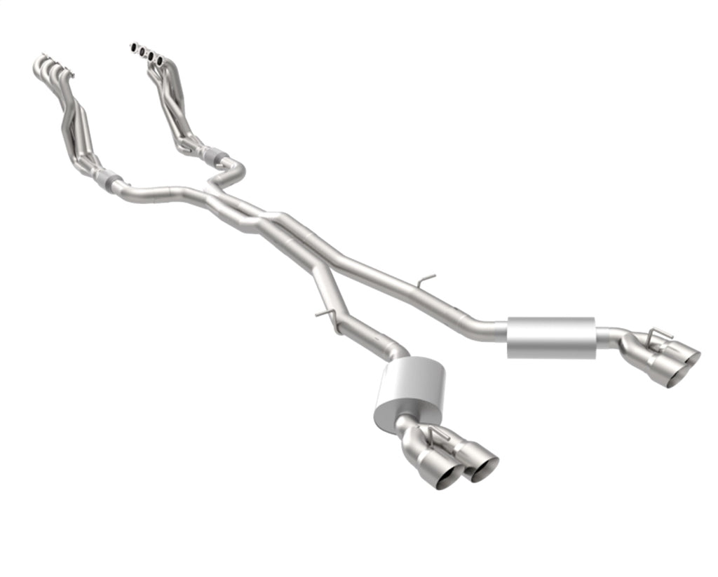 Kooks Custom Headers 2260F425 1-7/8in. Headers/Catted Exhaust Kit w/Polished Quad Tips. 2016-2024 Camaro SS. for Select Chevrolet Camaro