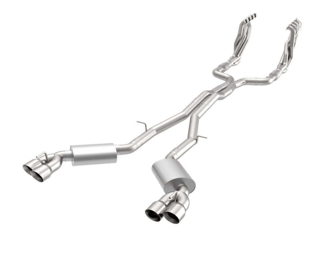 Kooks Custom Headers 2260F425 1-7/8in. Headers/Catted Exhaust Kit w/Polished Quad Tips. 2016-2024 Camaro SS. for Select Chevrolet Camaro
