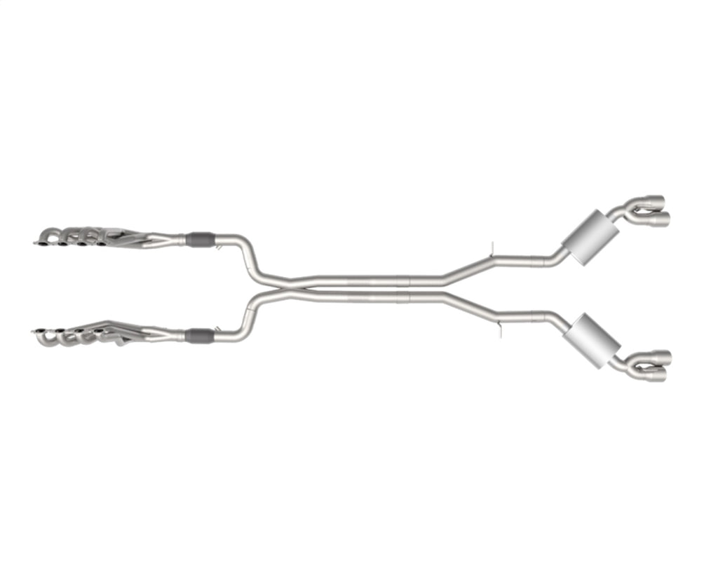 Kooks Custom Headers 2260F425 1-7/8in. Headers/Catted Exhaust Kit w/Polished Quad Tips. 2016-2024 Camaro SS. for Select Chevrolet Camaro