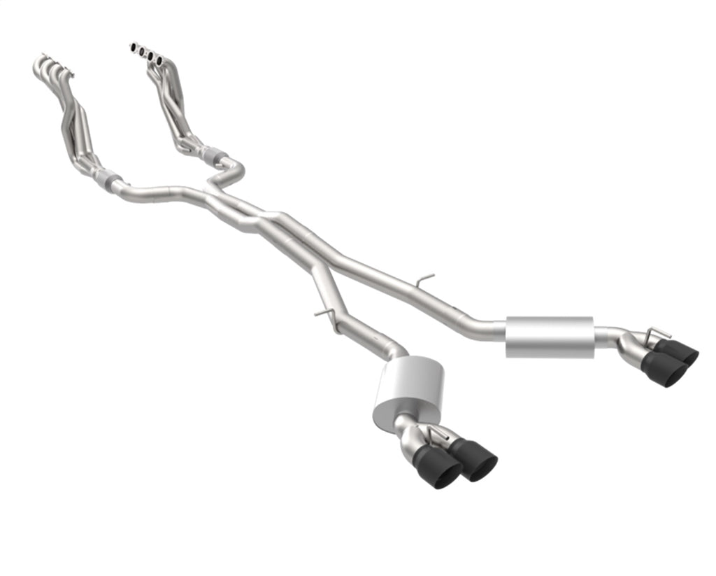 Kooks Custom Headers 2260F426 1-7/8in. Headers/Catted Exhaust Kit w/Black Quad Tips. 2016-2024 Camaro SS. for Select Chevrolet Camaro