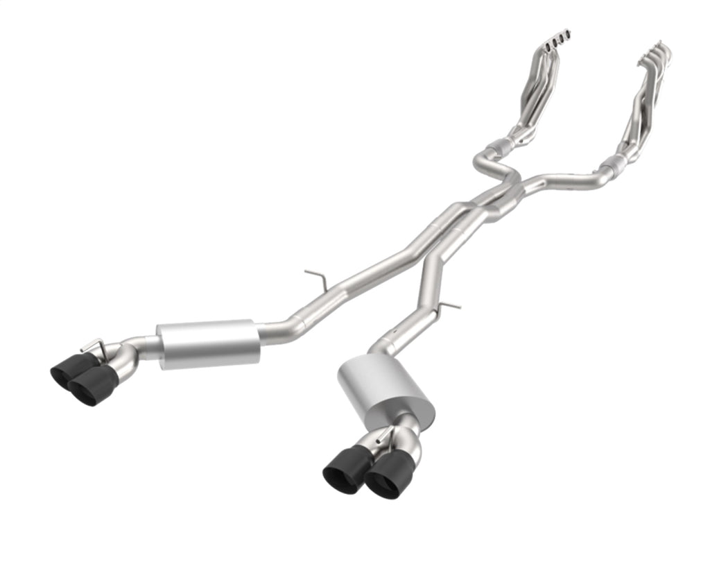 Kooks Custom Headers 2260F426 1-7/8in. Headers/Catted Exhaust Kit w/Black Quad Tips. 2016-2024 Camaro SS. for Select Chevrolet Camaro