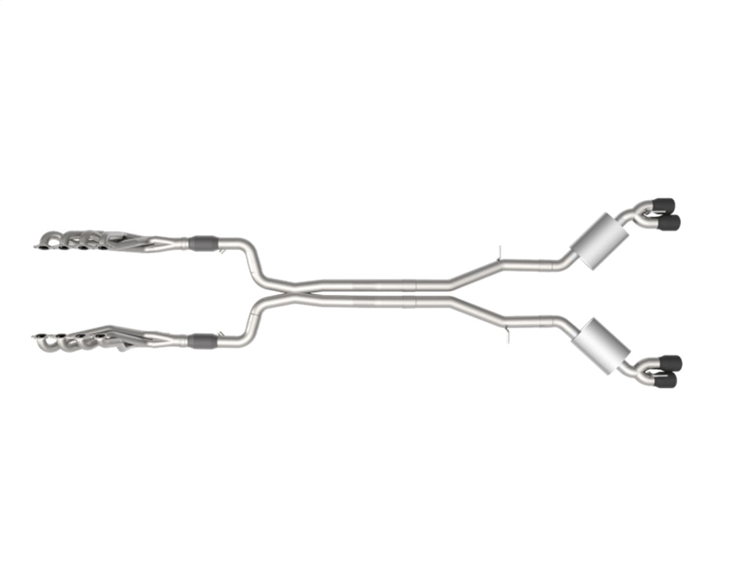 Kooks Custom Headers 2260F426 1-7/8in. Headers/Catted Exhaust Kit w/Black Quad Tips. 2016-2024 Camaro SS. for Select Chevrolet Camaro