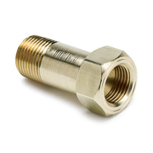 Load image into Gallery viewer, AutoMeter 2271 FITTING, ADAPTER, 3/8" NPT MALE, EXTENSION, BRASS, FOR MECH. TEMP. GAUGE
