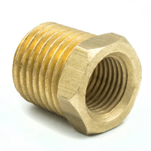 Load image into Gallery viewer, AutoMeter 2279 FITTING, ADAPTER, 1/4" NPT MALE, 1/8" NPT FEMALE, BRASS