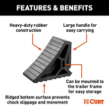 Load image into Gallery viewer, CURT 22801 HD Wheel Chock (Bulk)