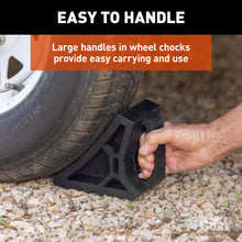 Load image into Gallery viewer, CURT 22803 HD Wheel Chock with Mounting Bracket