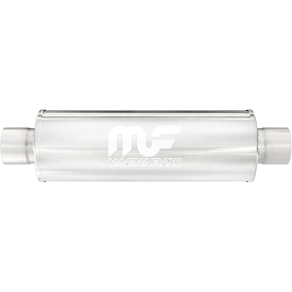 MagnaFlow Exhaust Products 10424 Straight-Through Performance Muffler; 2in. Center/Center; 4x18x4 Body