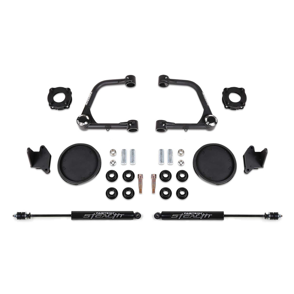 22C-Toyota-Tundra-4Wd-3In-Uca-Kit-WUniballs--Fr-Shk-Spcrs--Rr-Coil-Spacers--Rr-Stealth