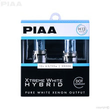 Load image into Gallery viewer, PIAA 23-10113 H13/9008 Xtreme White Hybrid Replacement Bulb for Select Chevrolet Camaro, Chevrolet City Express, Chevrolet Cruze, Chevrolet Cruze Limited, Chevrolet Spark, Chevrolet Spark EV, Dodge Challenger, Ford E-150, Ford E-250, Ford Expedition,