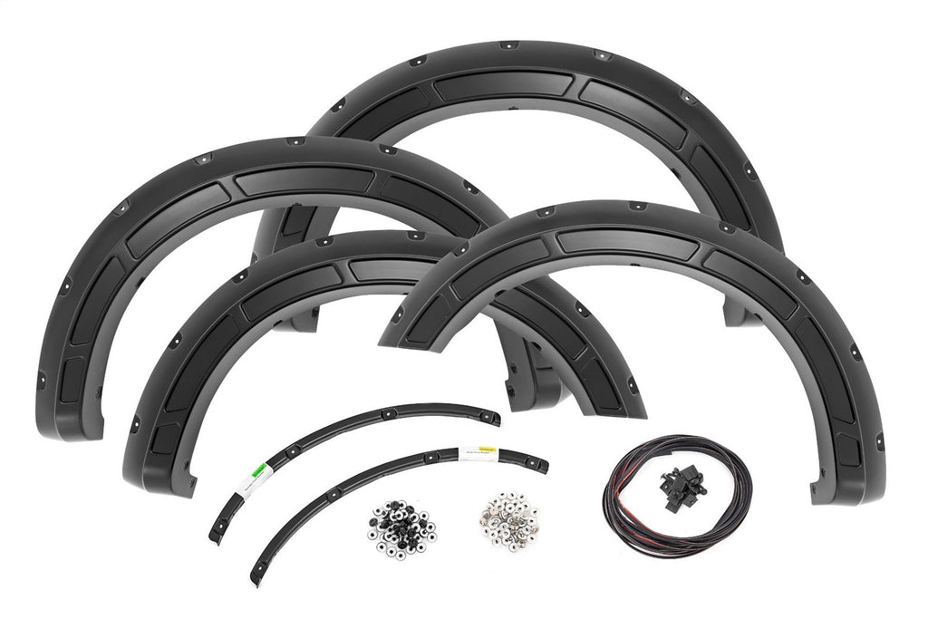 Rough Country A-F20231-UM Pocket Fender Flares for Select Ford F-250 Super Duty, Ford F-350 Super Duty
