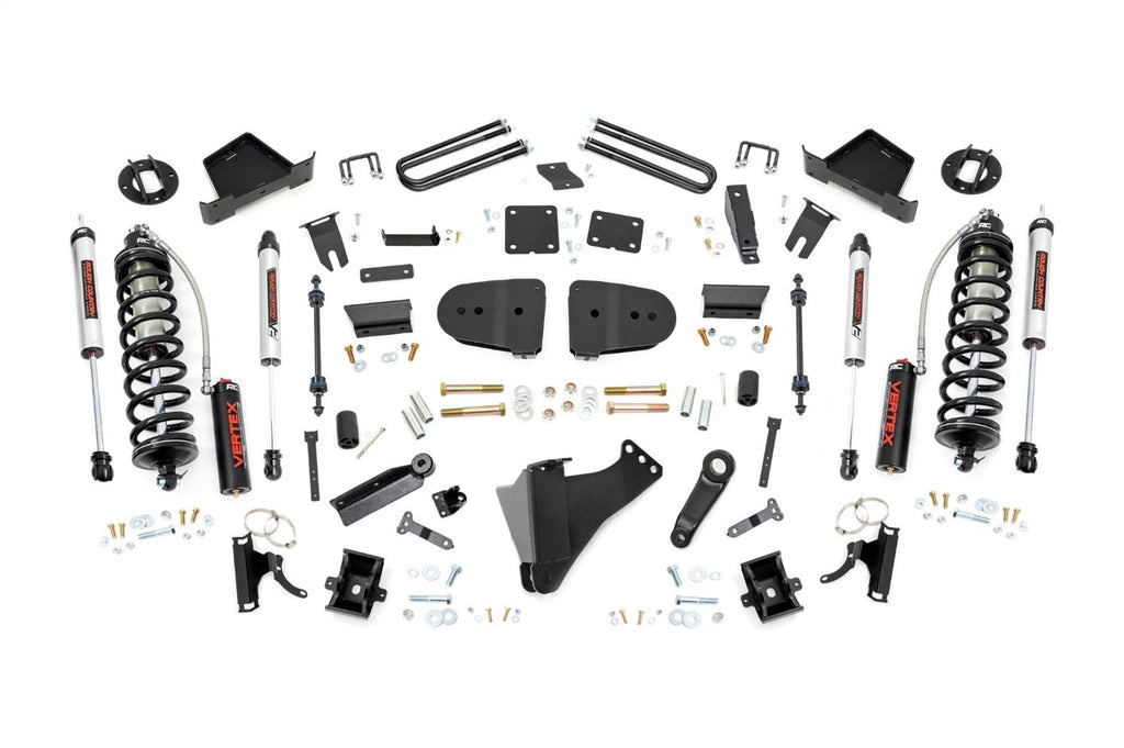 Rough Country 400258 Coilover Conversion Lift Kit for Select Ford F-250 Super Duty, Ford F-350 Super Duty