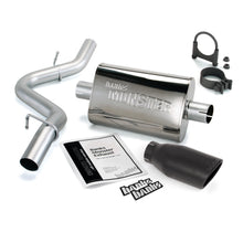 Load image into Gallery viewer, ~(23-Lbs.-31X20x8)~-Monster-Exhaust-System-SS-Black-Tip---1997-99-Jeep-2.54.0L-Wrangler-Slip-Fit-Cat-Conv