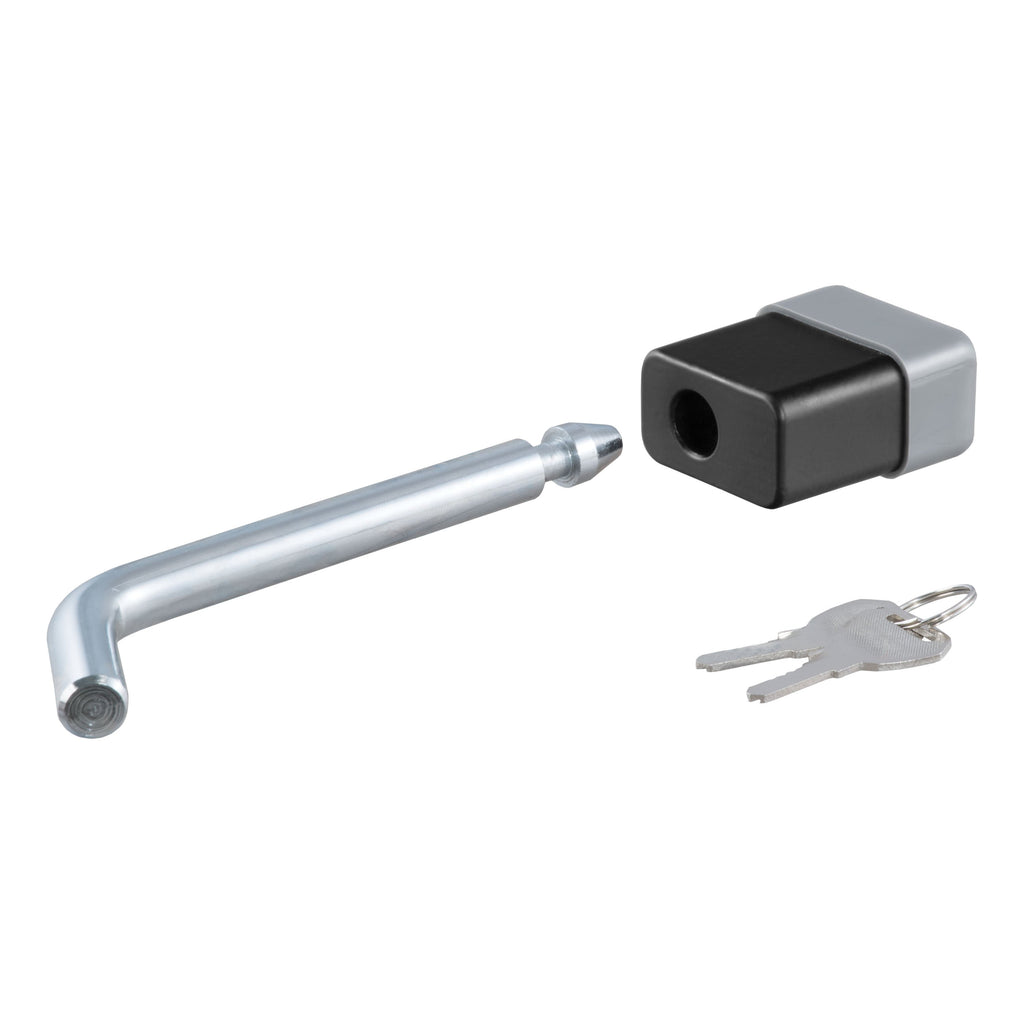 CURT 23020 1/2" Hitch Lock (1-1/4" Receiver, Deadbolt, Chrome)