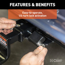 Load image into Gallery viewer, CURT 23020 1/2" Hitch Lock (1-1/4" Receiver, Deadbolt, Chrome)