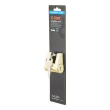 Load image into Gallery viewer, CURT 23022 Coupler Lock (1/4" Pin, 3/4" Latch Span, Padlock, Brass-Plated)