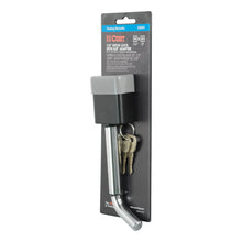 Load image into Gallery viewer, CURT 23024 1/2" Hitch Lock with 5/8" Adapter (1-1/4" or 2" Receiver, Deadbolt, Chrome)