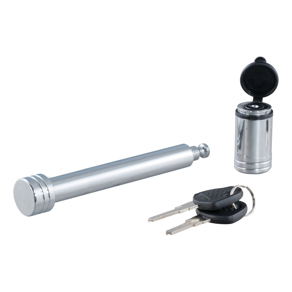 CURT 23025 5/8" Hitch Lock (3" Receiver, Barbell, Chrome)