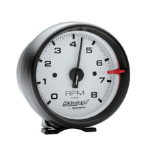 Load image into Gallery viewer, AutoMeter 2303 GAUGE, TACH, 3 3/4", 8K RPM, PEDESTAL, WHT DIAL BLK CASE, AUTOGAGE