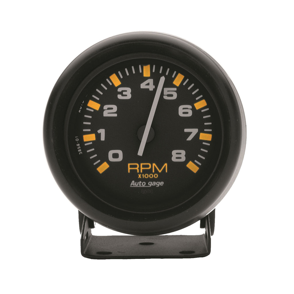 AutoMeter 2305 GAUGE, TACHOMETER, 2 3/4", 8K RPM, PEDESTAL, BLK DIAL BLK CASE, AUTOGAGE