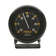 Load image into Gallery viewer, AutoMeter 2306 GAUGE, TACHOMETER, 2 3/4", 6K RPM, PEDESTAL, BLK DIAL BLK CASE, AUTOGAGE