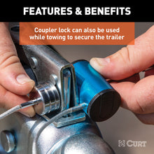 Load image into Gallery viewer, CURT 23082 Universal Tri-Ball Trailer Coupler Lock, Fits 1-7/8", 2", 2-5/16"