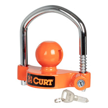 Load image into Gallery viewer, CURT 23090-KA Universal Trailer Coupler Lock, Keyed Alike