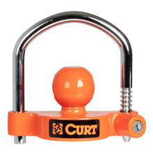 Load image into Gallery viewer, CURT 23090-KA Universal Trailer Coupler Lock, Keyed Alike